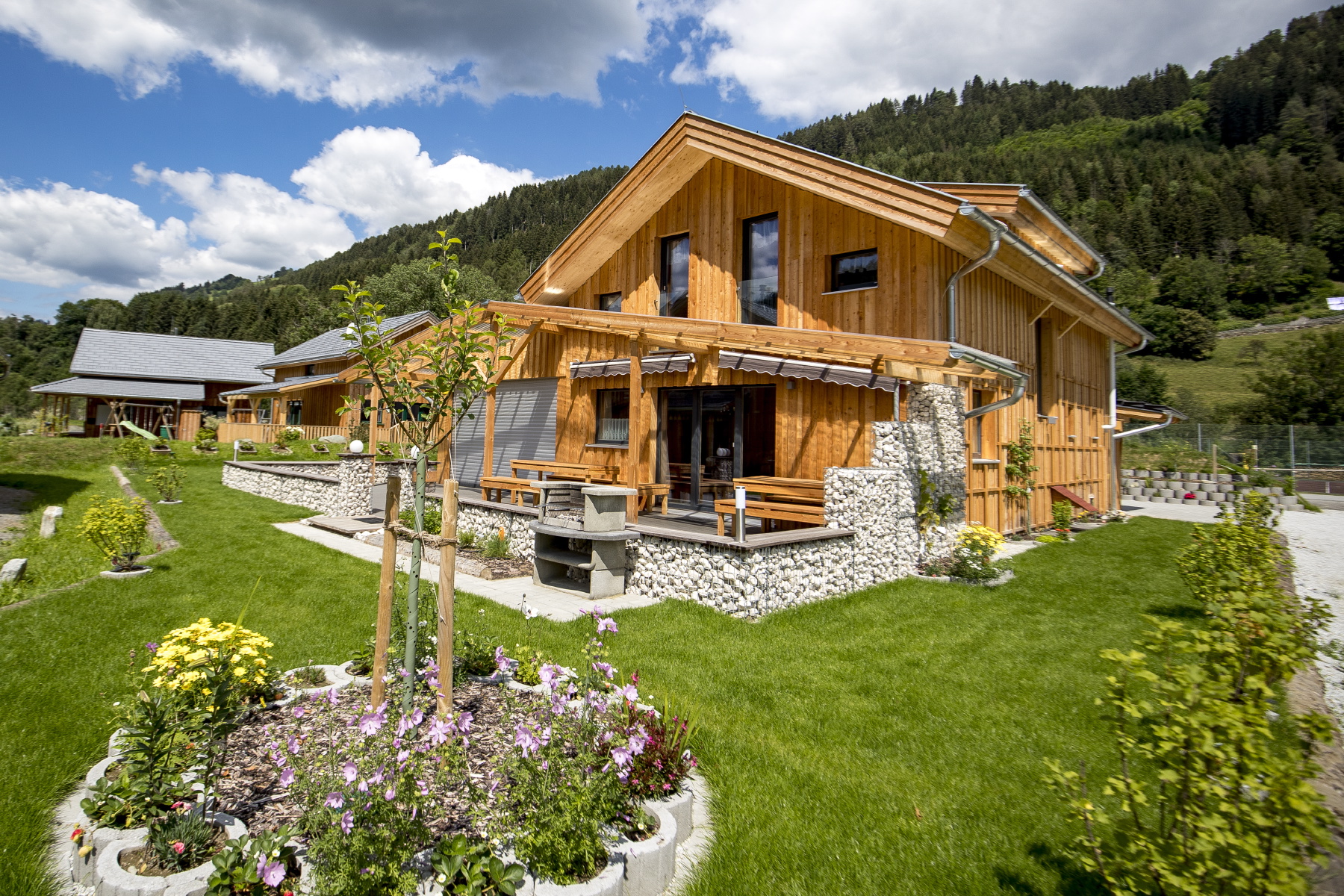 Chalet in summer