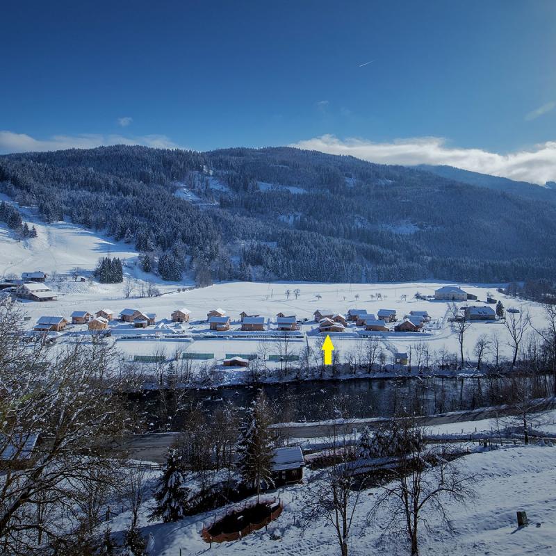 Chalet Murau Kreischberg Aussenansicht Winter Siedlung